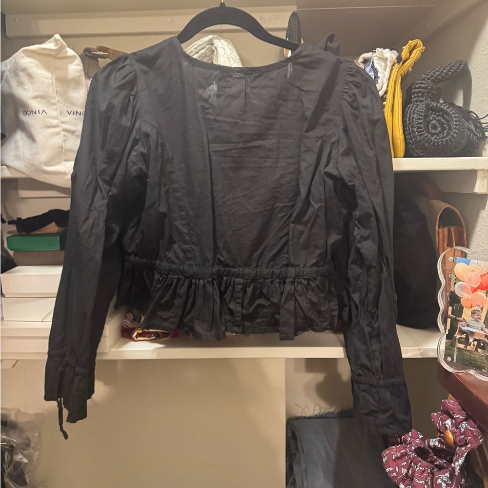 Lekha Peplum Blouse sz M - Picture 4 of 4